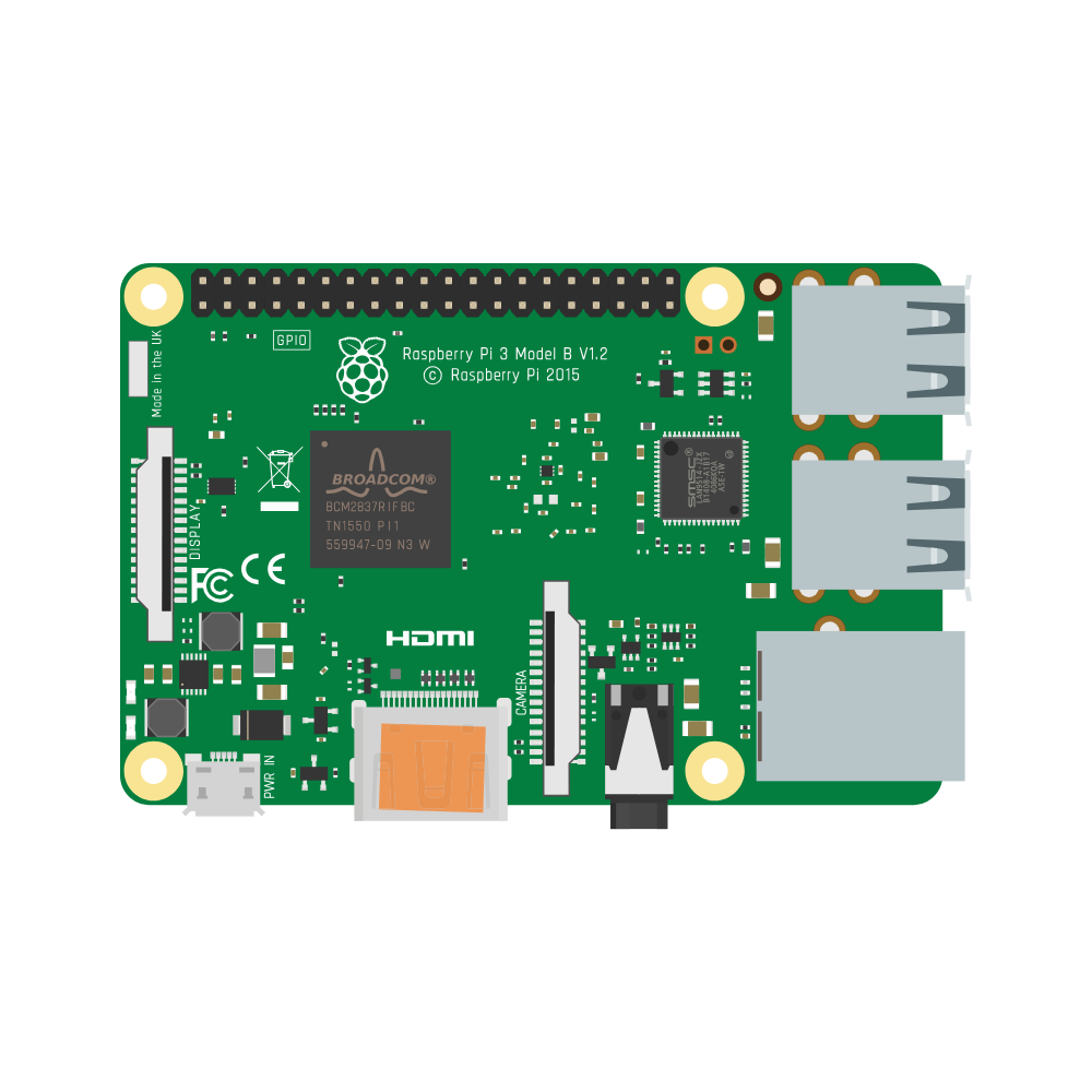 [SBC-RPI3-BP] Raspberry Pi 3 Model B+