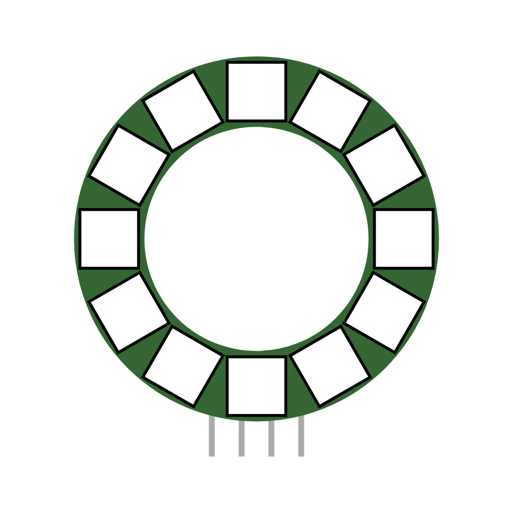[OUT-NEO-R16] NeoPixel Ring - 16 x WS2812B