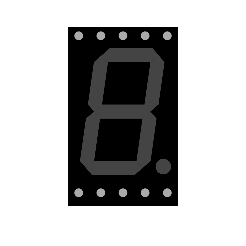 [DSP-7SEG-4] 4-Digit 7-Segment Display